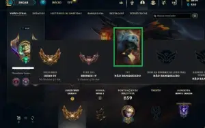 Conta ouro 4 com TODOS os champs e 390 Skins ( ADC / SUP )