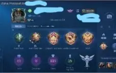 Conta lvl 61 mobile legends 61 heróis e 59 skins