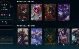 Handlevel Lvl 129 Recheada De Skin Tryhard (Boa Para Main)