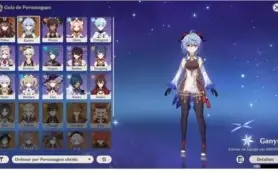 Conta Ganyu + Hu Tao + Harpa Celestial - 58 Resinas Frágil