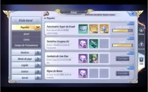 Conta CDZ Awakening, todos cavaleiros menos lune