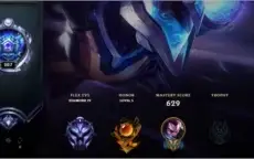 Conta Diamante 4 200 skins LoL