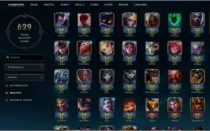 Conta Diamante 4 200 skins LoL