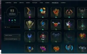 Conta Diamante 4 200 skins LoL