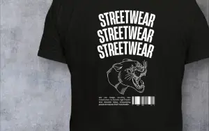Camisa poliéster/dry fit Estampa streetwear pantera