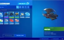 CONTA FORTNITE COM BOLO DE 1 ANO DE ANIVERSÁRIO (RARA)