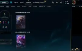Acc de LoL top para smurf e main