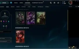 Acc de LoL top para smurf e main