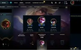Acc de LoL top para smurf e main