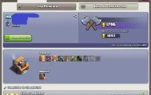 CONTA CLASH OF CLANS CV10 FULL