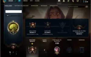 Conta bronze 4 com 62 champs e 35 skins (Mais de 200 jogos)