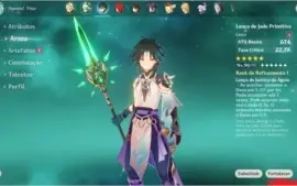 Conta Genshin Impact com diversos 5 estrelas