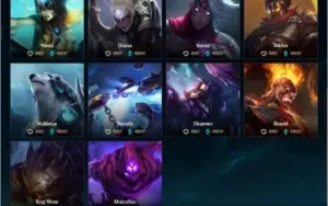 Conta league of legends diamante 2 (faltando só 18 champs)
