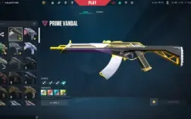 Conta Lol/Valorant 3 Facas, 2 Vandals. R$3180.12 Reais Gasto