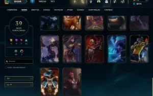 Ferro 2 com 95 Champs e 39 Skins