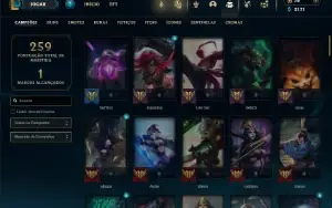 Ferro 2 com 95 Champs e 39 Skins