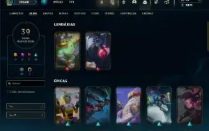 Ferro 2 com 95 Champs e 39 Skins