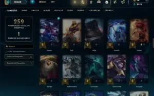 Ferro 2 com 95 Champs e 39 Skins