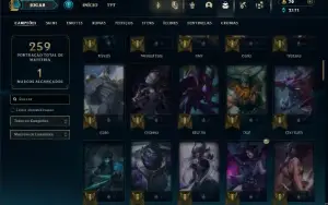 Ferro 2 com 95 Champs e 39 Skins
