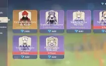 CONTA GENSHIN AR56 - 11 LENDÁRIOS ⭐ + 3 ARMAS 5⭐ - NILOU C1