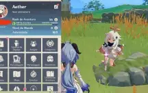 CONTA GENSHIN AR56 - 11 LENDÁRIOS ⭐ + 3 ARMAS 5⭐ - NILOU C1