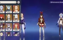 CONTA GENSHIN AR56 - 11 LENDÁRIOS ⭐ + 3 ARMAS 5⭐ - NILOU C1