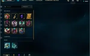 CONTA LEAGUE OF LEGENDS D4, 221 SKINS, TODOS CHAMPIONS