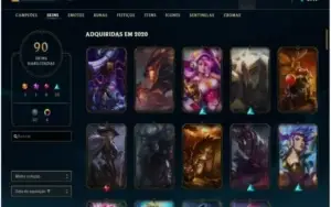 Conta Ouro 4 Com Twitch medieval + Warwick Selvagem (raras)