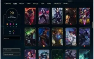 Conta Ouro 4 Com Twitch medieval + Warwick Selvagem (raras)