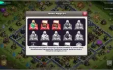 CONTA CLASH OF CLANS CV14 FULL TROPAS E BARATA