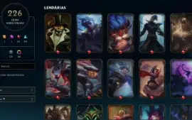 CONTA LV 436 (conta desde 2013, 226 SKINS/Icones/emotes raro