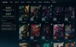 CONTA LV 436 (conta desde 2013, 226 SKINS/Icones/emotes raro