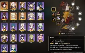Chiori e Assinatura + Itto C1 + Gorou C6 - AR 51