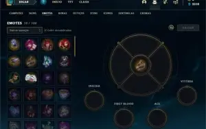 Conta ouro 2 com 30 Champs e 3 Skins + 16 Espolios