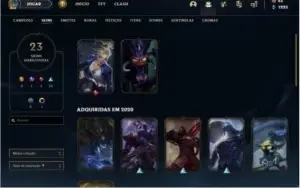 Conta do lol