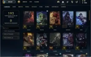 Conta do lol