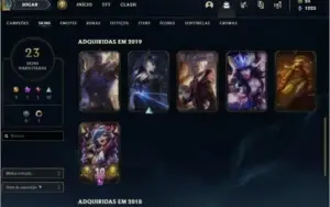 Conta do lol