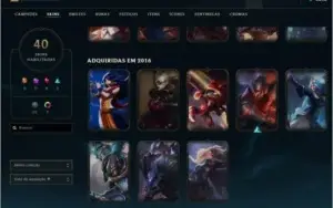 Conta Diamante 4 Wild Rift/unranked lol pc com 30 skins+