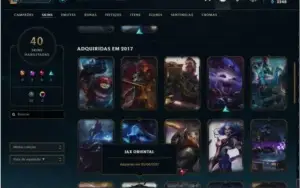 Conta Diamante 4 Wild Rift/unranked lol pc com 30 skins+