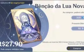 [AR 41] Ganyu + Jean + Klee (60 Dias Benção) + Garatido