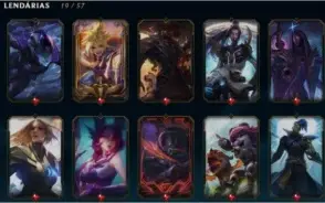 Diamond 2 / 134 Skins / Espólios / 135 champs