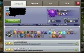 Clash Of Clans CV9 e Clash Royale NV10 LENDÁRIA