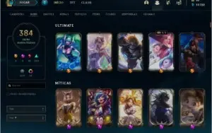 Conta lol ouro 2 384 skins
