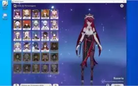 Chield+Rosária+Albedo+Diluc+QiQi + ARMAS 5 Stars +