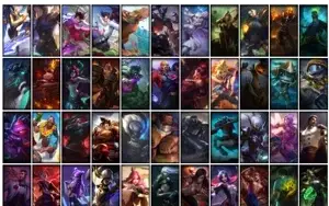 Conta unranked com 90 Champs e 93 Skins + 400 RP