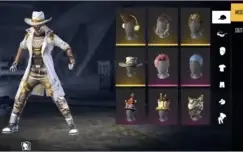 Conta free fire muitas skins