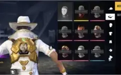 Conta free fire muitas skins