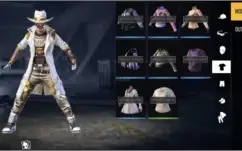 Conta free fire muitas skins