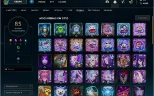 Conta lol plat 4 md3 + dima tft + valorant dima 2 e skin