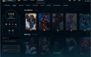 Conta League of Legends - Plat 2 (conta da season 3)